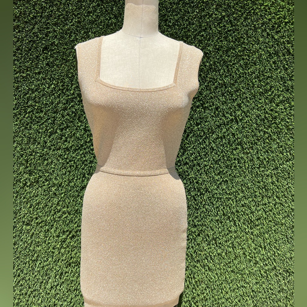 Bcbg Maxazria Metallic Bodycon Dress